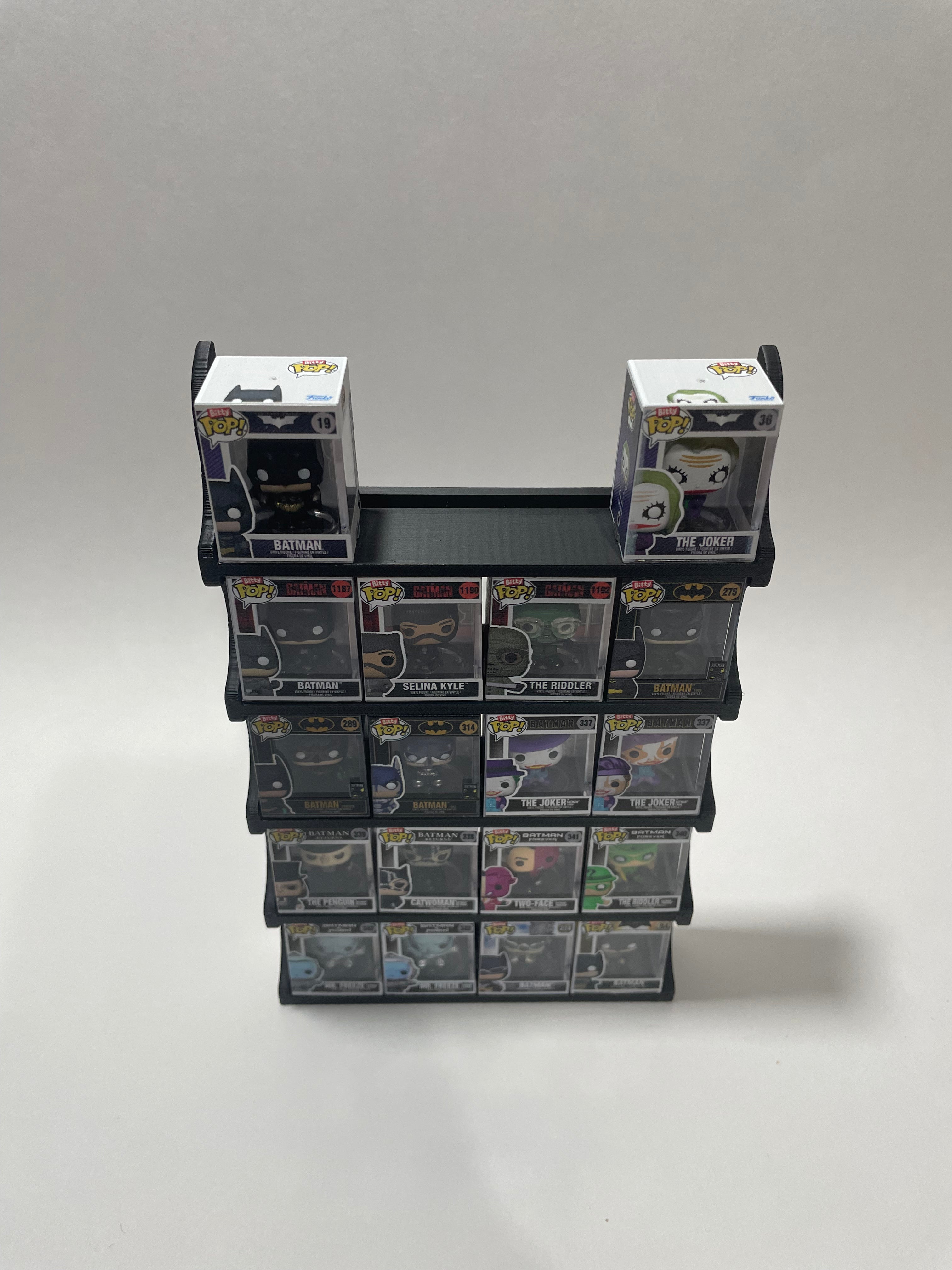 Wall Mounted Display For Individual Funko BITTY Pops