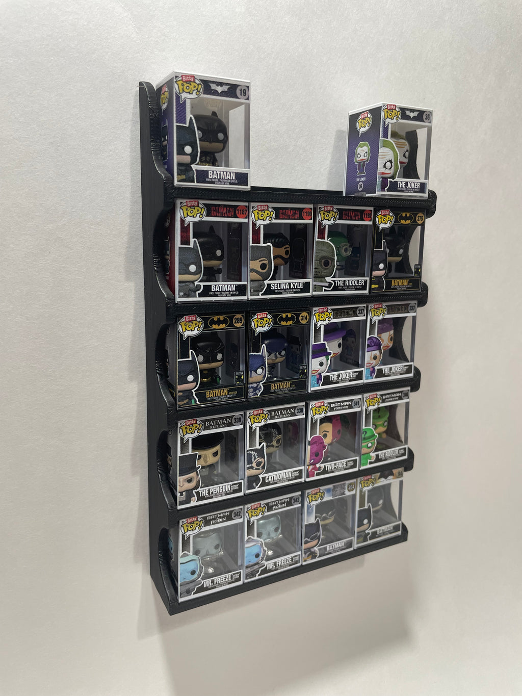 Wall Mounted Display For Individual Funko BITTY Pops