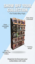 Wall Mounted Display For Individual Funko BITTY Pops